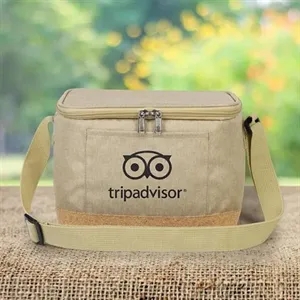 Cork Lunch Cooler | https://www.bestnamebadges.com