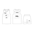 Personalized Basketball Uniform Set | https://www.bestnamebadges.com