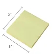 3" x 3" Portable And Versatile Neon Sticky Note | https://www.bestnamebadges.com