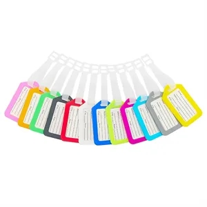 Colorful Luggage Tag Keychain