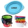 Large Capacity Collapsible Silicone Pet Bowl | https://www.bestnamebadges.com