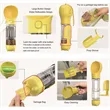 4 In 1 pet Water Bottle Poop Bag/Shovel/Drinking/Container | https://www.bestnamebadges.com