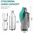 27oz Large Capacity Foldable Dog Drinking Dispenser | https://www.bestnamebadges.com