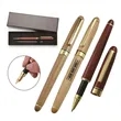 Luxury Wood Ballpoint Pens with Extra Refills Gift Set | https://www.bestnamebadges.com