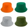 Custom Cotton Unisex Beach Bucket Hats | https://www.bestnamebadges.com