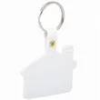 Flexible House Shaped Soft Tag Keychains | https://www.bestnamebadges.com