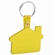 Flexible House Shaped Soft Tag Keychains | https://www.bestnamebadges.com