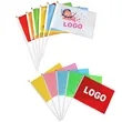 Custom Sublimation Handheld Flag | https://www.bestnamebadges.com