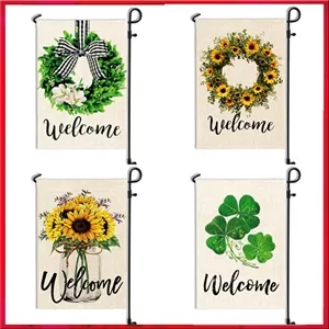 12" x 18" Custom Single Reverse Garden Banner Flag