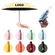 Custom Mini Capsule Foldable Pocket Umbrella | https://www.bestnamebadges.com