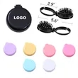 Portable Folding Hair Comb With Mirror | https://www.bestnamebadges.com
