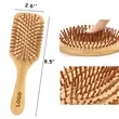 Custom Bamboo Air Cushion Comb | https://www.bestnamebadges.com
