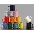 11 Oz Multicoloured Smooth Ceramic Sublimation Cups | https://www.bestnamebadges.com