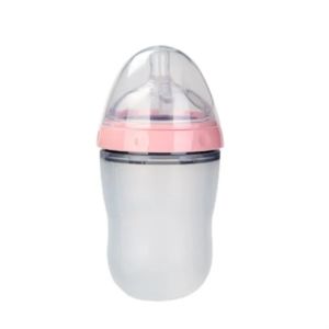 Silicone Baby Bottle With Spoon