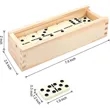 Classical Double 6 Domino Game Set | https://www.bestnamebadges.com