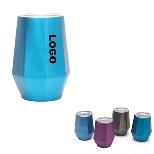 12 oz. 18/8 Stainless Steel  Wine Cup w/ Custom Imprint