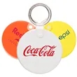 Soft Tag Custom Printed Round Keychains | https://www.bestnamebadges.com