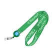 3/4" Polyester/Badge Reel Lanyard Combo | https://www.bestnamebadges.com
