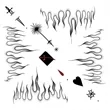 Custom Temporary Tattoos 1.5 x 1.5 | https://www.bestnamebadges.com