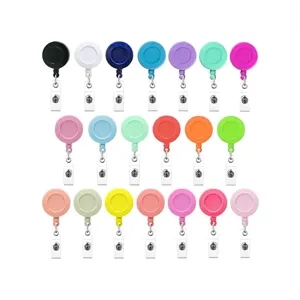 ABS Retractable Badge Reel with Metal Clip
