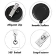 ABS Retractable Badge Reel with Metal Clip | https://www.bestnamebadges.com