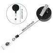 ABS Retractable Badge Reel with Metal Clip | https://www.bestnamebadges.com