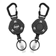 Retractable Keychain Heavy Duty Badge Reels ID Holder | https://www.bestnamebadges.com