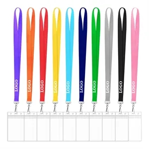 Durable Lanyard with Waterproof ID Card Badge Holder