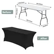 Spandex Table Cover 6 FT | https://www.bestnamebadges.com