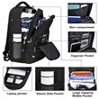 Lightweight Business Laptop Backpack with USB Charging Port | https://www.bestnamebadges.com
