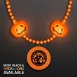 LED Pumpkin Light Beads with Orange Medallion | https://www.bestnamebadges.com