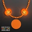 LED Pumpkin Light Beads with Orange Medallion | https://www.bestnamebadges.com