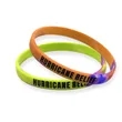 1/4" Debossed Color Filled Wristband | https://www.bestnamebadges.com