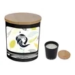 Bamboo Soy Candle With Full Color Label | https://www.bestnamebadges.com