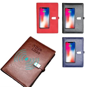 Wireless Charging Notebook W/ Power Bank
