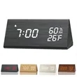 Wooden Digital Alarm Clock with LED Time Display | https://www.bestnamebadges.com
