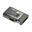 RFID Blocking Front Money Clip Card Holder Alloy Wallet | https://www.bestnamebadges.com