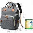Diaper Bag Backpack with USB Charging Port | https://www.bestnamebadges.com