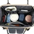 Diaper Bag Backpack with USB Charging Port | https://www.bestnamebadges.com