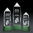 Bloomington on Base 3D - Green | https://www.bestnamebadges.com