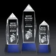 Bloomington on Base 3D - Blue | https://www.bestnamebadges.com
