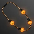 LED Hocus Pocus Pumpkins Beads with Medallion | https://www.bestnamebadges.com