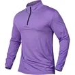 REPREVE® Men's Quarter Zipper rPET Performance Long Sleeve | https://www.bestnamebadges.com