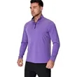 REPREVE® Men's Quarter Zipper rPET Performance Long Sleeve | https://www.bestnamebadges.com