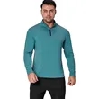 REPREVE® Men's Quarter Zipper rPET Performance Long Sleeve | https://www.bestnamebadges.com