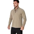 REPREVE® Men's Quarter Zipper rPET Performance Long Sleeve | https://www.bestnamebadges.com