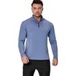 REPREVE® Men's Quarter Zipper rPET Performance Long Sleeve | https://www.bestnamebadges.com