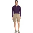 REPREVE® - Men's rPET Polyester Long Sleeve Polo | https://www.bestnamebadges.com