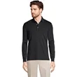 REPREVE® - Men's rPET Polyester Long Sleeve Polo | https://www.bestnamebadges.com