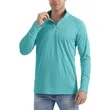 REPREVE® - Men's Quarter Zipper rPET Polyester Raglan Sleeve | https://www.bestnamebadges.com